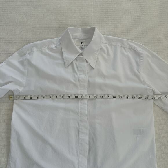 Banana Republic Monogram Women's White Business Button Up 100% Cotton Size S - Picture 5 of 12